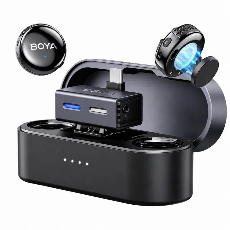 Boya Link 3 AI Powered Button Sized Wireless Microphone