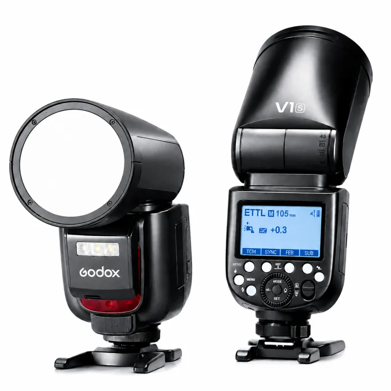 Godox V1 Pro Round Head Camera Flash for Sony. WITHOUT SU-1
